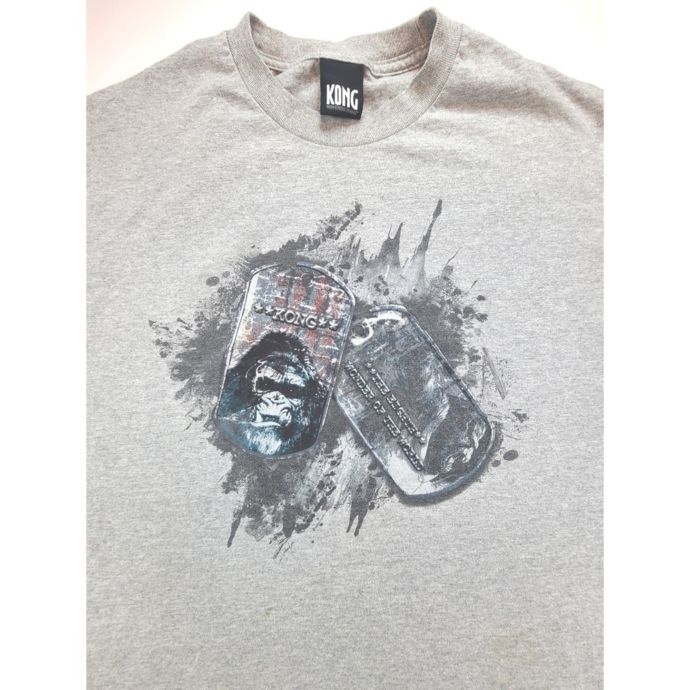 Universal Studios King Kong 8th Wonder Of The World Graphic T-Shirt Mens XL Gray